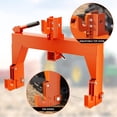thumbnail image 4 of EDTara Capacité de Levage de 3000 Lb Tracteur Attelage Rapide 3 Points Attelage Rapide pour Tracteurs de Catégorie 1 et 2, Accessoires entre Bras Inférieurs Attelage Rapide avec 2 Récepteurs, Orange, 4 of 7