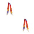 thumbnail image 4 of QualitChoice Pièces de Rechange pour Bandoulière de Sac Grand Ceinture en Toile Artisanale Crochet Pivotant en Métal Réglable DIY pour Rouge Bleu Jaune 2 Pcs, 4 of 6