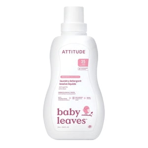 ATTITUDE feuilles de bébé, Détergent de blanchisserie, Sans parfum, 1.04 L