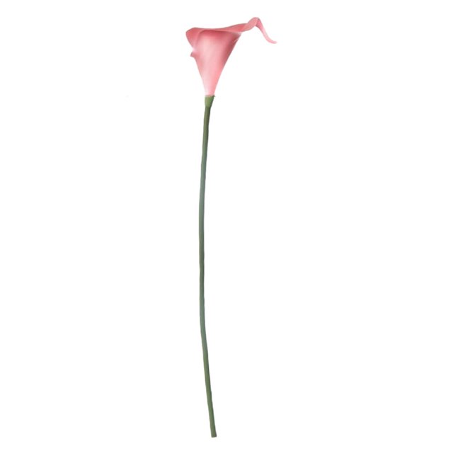 kurtrusly Wedding Decor With Simulated Calla - Choose Variety Of Colors And Styles With High 3D And Simulation Durable PU Tender pink 1 Pc