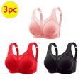 thumbnail image 2 of Timegard 3pc Bra for Women No Underwire Mesh Adjustable Strap Full Support Comfortable Seniors Bras, 2 of 7