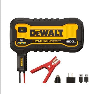 Dewalt 1600 Peak Amp Lithium Jump Starter with USB Power Bank - DXAELJ16-CA