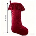 thumbnail image 3 of Bas de Noël Rouges Bourgogne Bas de Noël Rouges 20 Pouces Pendentif d'Arbre Christmas Christmas, 3 of 8