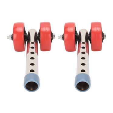 Replacement Walker Wheels, Stainless Steel Universal Walker Wheels Flexible Rolling  For Outdoor