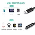 thumbnail image 3 of USB C to Headphone Jack, Pixel 2 Headphone Adapter Type C to 3.5mm Audio Cable Compatible with Pixel 3/2/3XL/2XL/iPad Pro 2018/HTC U11/Essential/Huawei/Samsung Note 10 and More USB C Devices - Black, 3 of 7