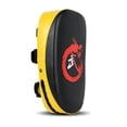 thumbnail image 2 of QualitChoice Boxing Pad PU Leather Punching Fitness Exercise Padded Kickboxing Replacement Sparring Portable Kick Home School Yellow, 2 of 6