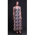 thumbnail image 5 of Bimba Robe Longue Chic à Imprimé Floral pour Femme, Style Bohème, Maxi d'Été, Tenue de Plage - XX-Grand, 5 of 5