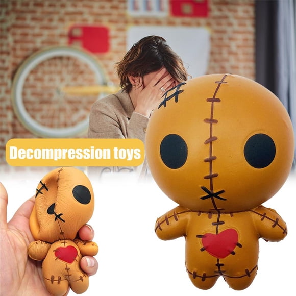 Jouet mignon jouet fantôme pour les enfants d'horreur vaudou poupées stress soulagement lent lent levant lez de couchage