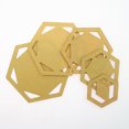 thumbnail image 2 of MasteelfCA 5 Pcs Modèles Hexagonaux de Quilting Patchwork Broderie Modèle Fait Main Outil de Couture DIY, 2 of 7