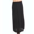 thumbnail image 3 of Women's Shadowline 4711638 38 Inch Long Flare Half Slip (Black S), 3 of 4