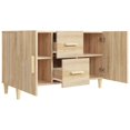 thumbnail image 3 of vidaXL Sideboard Sonoma Oak 100x36x60 cm Engineered Wood, 3 of 5