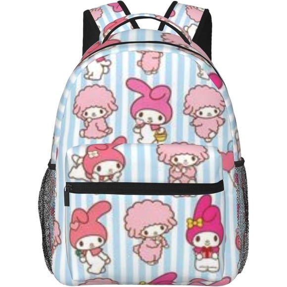 Sac à Dos Léger Stylé My Melody Anime pour Ordinateur, Sac d'Affaires, Sac d'École, Sac à Livres, Sacs Style-22