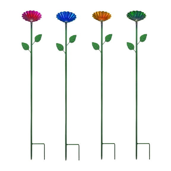 Tasses à Boire pour Insectes 63 X 9 cm en Forme de Fleur en Métal pour le Jardin pour Fournir une Source d'Eau Potable Sûre aux Pollinisateurs