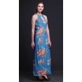 thumbnail image 3 of Bimba Robe Longue Décontractée à Fentes Latérales pour Femmes Florale Imprimée Tenue de Soirée-TP, 3 of 6