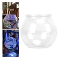 thumbnail image 1 of Kritne Fish Bowl,Fish Tank,Mini Fish Tank Transparent Plastic Impact Resistant Plastic Gallon Fish Bowl for Desk Bookshelf, 1 of 8