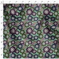 thumbnail image 4 of Soimoi Green Poly Georgette Fabric Artistic Floral Print Fabric by Yard 52 Inch Wide, 4 of 5