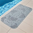 thumbnail image 2 of Ohufall Non Slip Shower Mats Bath Tub Mat Non Slip Washable Rugs Cute Footprints Bathroom Mat With Suction Cups For Toilet And Shower Area, 2 of 9