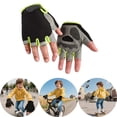 thumbnail image 2 of Kids Half Finger Sports Gloves for Outdoor Cycling Exercise Riding Biking Climbing and Active Play, 2 of 3