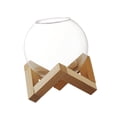 thumbnail image 3 of jifeng Glass Cup Ball Shape with Stand Transparent Glassware Drinks Cup Easily 475mL, 3 of 9