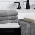 thumbnail image 5 of Mainstays Basics 8pk Washcloth Set, Charcoal, 5 of 5