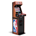 thumbnail image 1 of Arcade1Up NBA Jam Deluxe 2-Player Control Panel Arcade Machine - 3 Classic Games, Retro Game Console for Home, Tall Cabinet with 17-Inch Screen, Stand Up Video Game for Game Room, 1 of 10