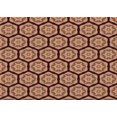 thumbnail image 1 of Ahgly Company Machine Washable Indoor Rectangle Transitional Bronze Brown Area Rugs, 7' x 10', 1 of 7