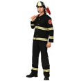 thumbnail image 2 of Uniforme Noir de Pompier pour Homme, 2 of 3