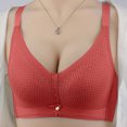 thumbnail image 2 of XZNGL Fashion Comfortable Womans Lace Beauty Back Solid Strap Wrap Plus Size Bra, 2 of 4