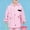 Rose, variante sur Liyamei Manteau de Pluie pour Filles à Manches Longues avec Capuchon pour Enfants de 2 à 12 Ans, 6-9 Ans