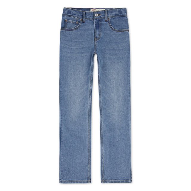 Levi Strauss Signature Boys' Mid-Rise Straight Fit Jeans