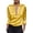 BB-Yellow, variant on QATAINLAV Women's Satin Silk Blouses Long Sleeve V Neck Collared Shirts Business Casual Work Tops Office Dressy Outfits, White, M