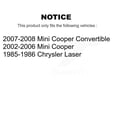 thumbnail image 2 of SIM Rear Semi-Metallic Disc Brake Pads SIM-1060 for Car Mini Cooper Chrysler Laser, 2 of 8