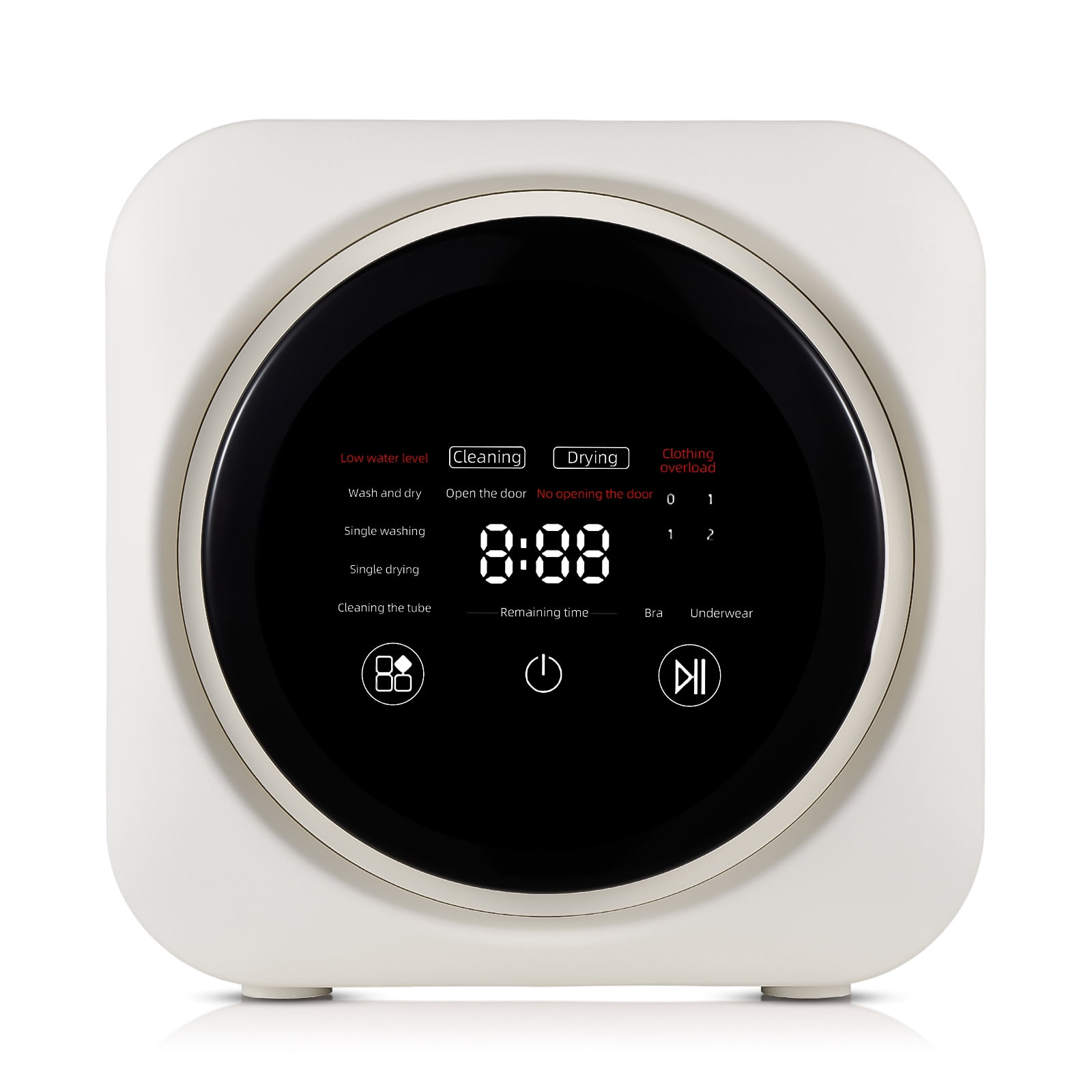Portable Washing Machine and Dryer Combo 3.5L Capacity with 4 Modes Mini Washer for Underwear / Baby Clothes / Socks and Other Small Clothes Ideal for Apartment RV Travel Hotel Dormitory