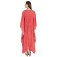 thumbnail image 4 of Moomaya Robe Caftan Imprimée Robe Maxi pour Femmes Tenue de Plage Fête Kimono Couvre-Maillot Caftan, 4 of 6
