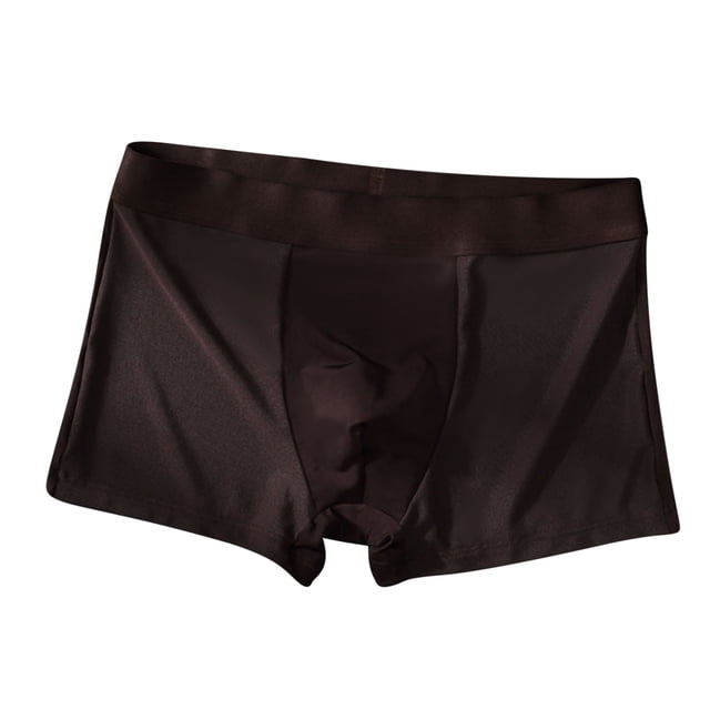 Ice Silk Thin Style Traceless Boxers Business Breathable Mens Summer Comfortable Boxers