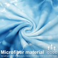 thumbnail image 4 of Poncho de Surf Serviette de Changement Peignoir avec Capuche Séchage Rapide Combinaison en Microfibre Bleu, 4 of 9