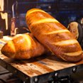 thumbnail image 4 of 20cm 3D Simulation Bread Shape Pillow Soft Lumbar Back Cushion Plush Stuffed Toy, 4 of 7