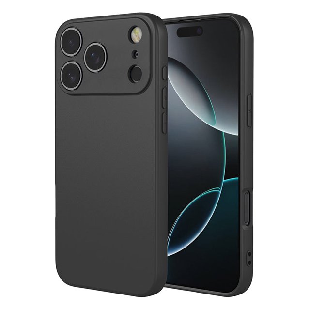 PANDACO Étui Souple Noir pour iPhone 17 Pro Max