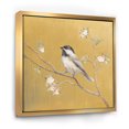 thumbnail image 1 of Gold Bird on Blossoms IV - Farmhouse Framed Canvas, 1 of 3