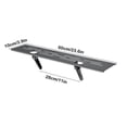 thumbnail image 3 of Wzzjkit TV Top Shelf Steel Floating TV Stand Monitor Shelf Media Boxes Game Console Router And Remote Control DVD Storage Shelves, 3 of 7