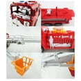 thumbnail image 2 of Simulation Fire Truck Safe Impact Resistant Pull Back Fire Engine Toys With Telescopic 360 Degree Rotary Ladder Red, 2 of 13