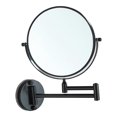thumbnail image 2 of 1x Wall Mount Mirror 2 Side 3X Magnification for Shaving Cosmetic Black, 2 of 8