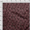 thumbnail image 3 of oneOone Rayon Maroon Fabric Leaves Sewing Craft Projects Fabric Prints By Yard 56 Inch Wide, 3 of 4