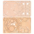 thumbnail image 2 of EOTVIA STEM Education Kits,Solar System Wooden Model,Solar System Wooden Model Sun Earth Moon Astronomy Brick STEM Educational Toy For Puzzle Teaching, 2 of 8