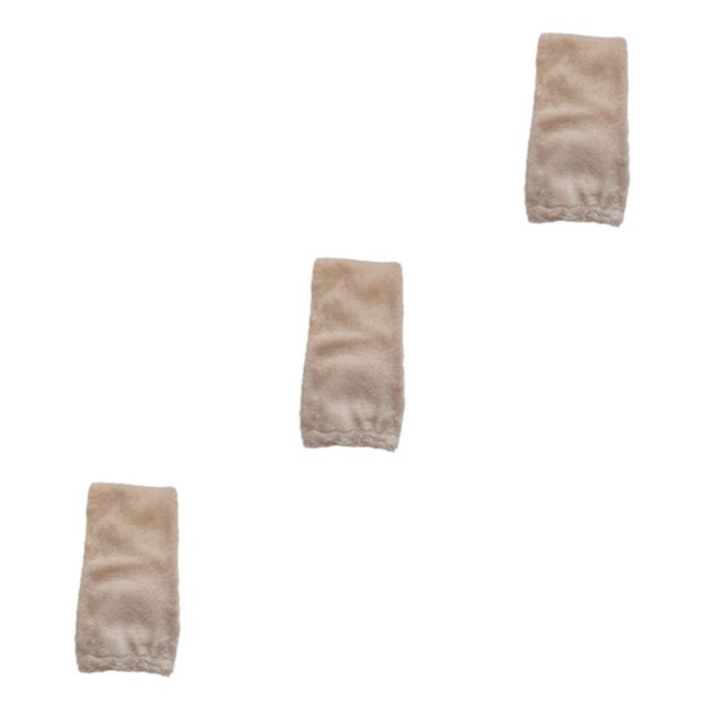 kurtrusly Plush Over Knee Socks Stay Warm In Style Cold Weather Gift Idea Winter Plush Over Knee Socks Fit khaki 3Set
