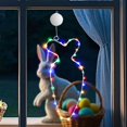 thumbnail image 2 of SUTENGDA 2pcs Easter Window Lights Easter Eggs Bunny Lights Decorations Battery Operated Easter Lights with Suction Cup Easter Decorations for Home Indoor Easter Party Decor, 2 of 4