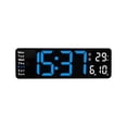 thumbnail image 2 of Meitianfacai 13 Inch Large Digital Clock With Temperature Date Auto DST Night Light Auto Brightness Dimmer, 2 of 2