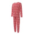 thumbnail image 2 of FOCUSNORM Pyjamas Assortis à la Famille de Noël, Hauts à Manches Longues avec Pantalon, 2 of 9