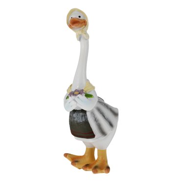 ELAYARD Duck Home Statue Garden Accessory Multi-colored 1 Piece