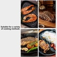 thumbnail image 4 of weibbin High Temperature Resilient And Non Slip Stainless Steel Frying Shovel With Hollow Iron Platter For Grilling Steak And Frying Fish, 4 of 8